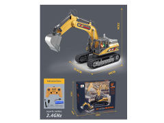 2.4G Die Cast Construction Truck 12Ways R/C W/Charge toys