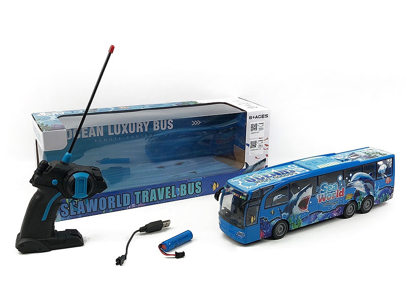 R/C Bus 4Ways W/L_Charge toys