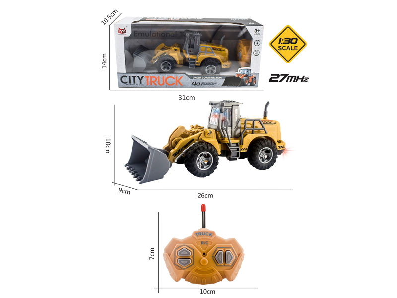 1:30 R/C Construction Truck 4Ways W/L toys