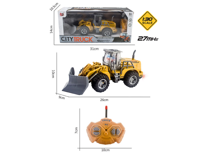 1:30 R/C Construction Truck 4Ways W/L toys