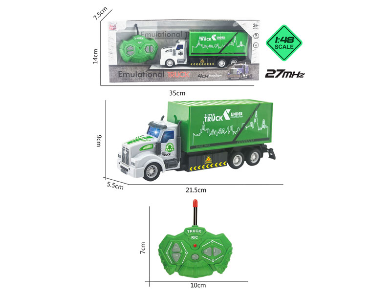 1:48 R/C Truck 4Ways W/L toys
