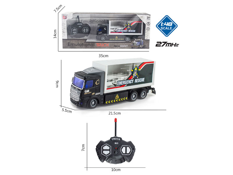 1:48 R/C Truck 4Ways W/L toys