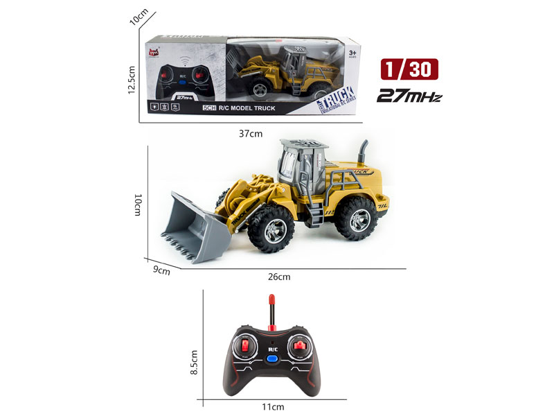 1:30 R/C Construction Truck 5Ways W/L toys