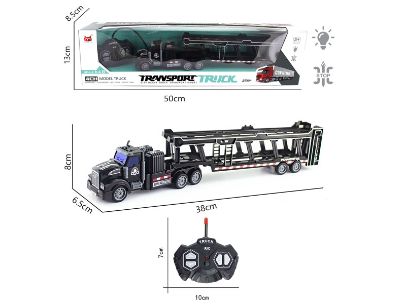 1:48 R/C Truck 4Way W/L_Charge toys