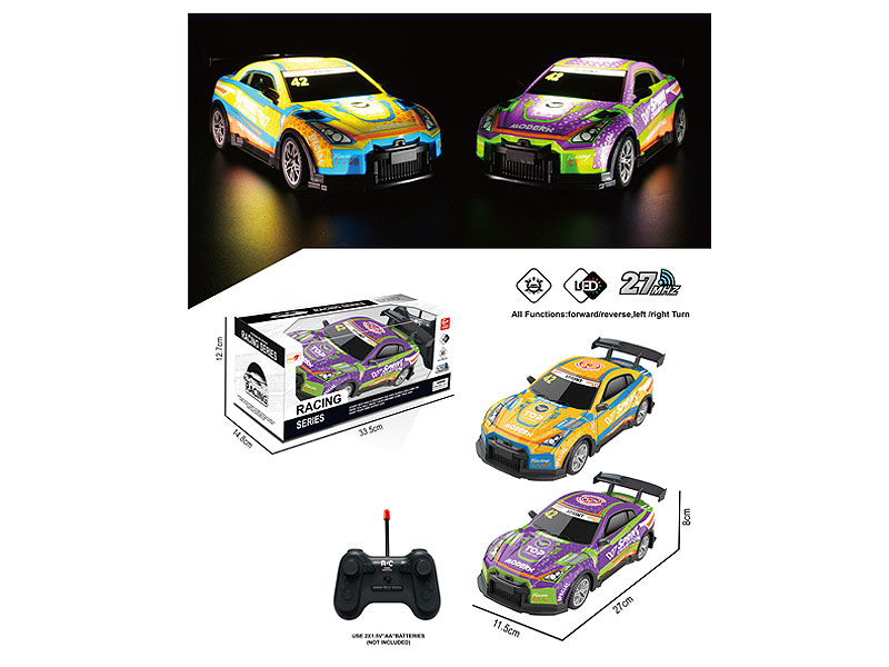 1:16 R/C Racing Car 4Way W/L(2C) toys