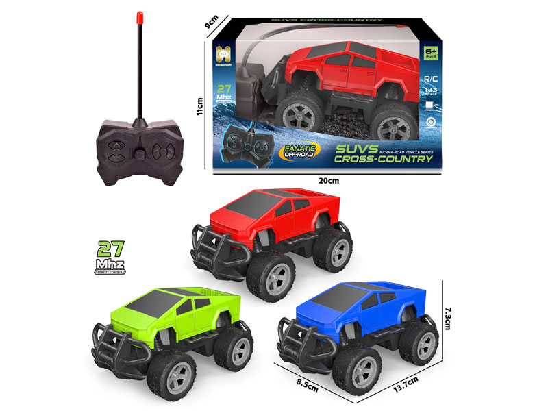 1:43 R/C Cross-country Car 4Ways(3C) toys