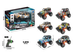1:24 R/C Cross-country Car 4Ways W/L(6S) toys