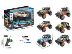 1:24 R/C Cross-country Car 4Ways W/L_Charge(6S) toys