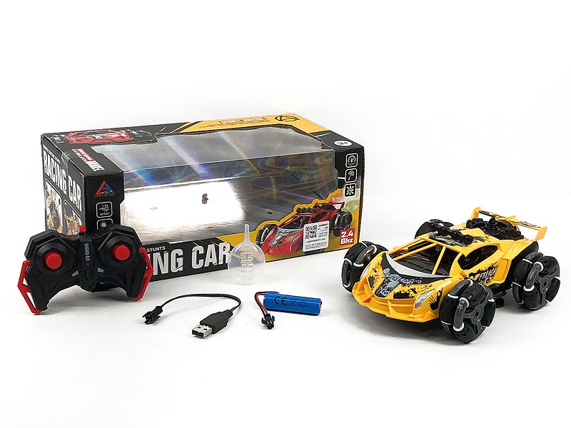 2.4G R/C Spray Stunt Racing Car 5Ways W/L_Charge(2C) toys