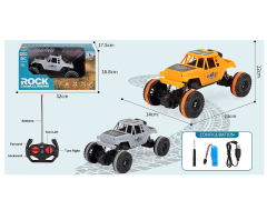 1:16 Die Cast Climbing Jeep 4Ways R/C W/Charge(2C) toys