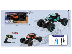 1:14 Die Cast Climbing Car 4Ways R/C W/Charge(2C) toys
