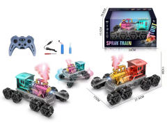 R/C Spray Stunt Train 9Ways W/L_M_Charge(2C) toys