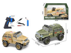 1:20 R/C Military Car 4Ways W/L_Charge(2C) toys