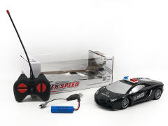 R/C Police Car 4Ways W/Charge toys