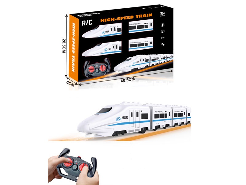2.4G RC Train W/L_Charge toys