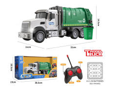 1:14 R/C Sanitation Car 4Ways W/L toys