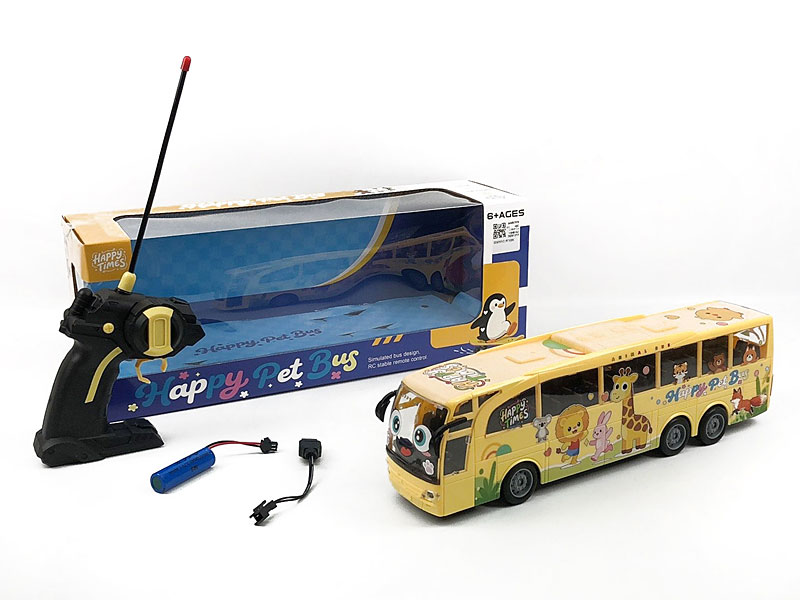 R/C Bus 4Ways W/L_Charge toys