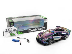 2.4G 1:14 R/C Police Car 5Ways W/L_Charge toys