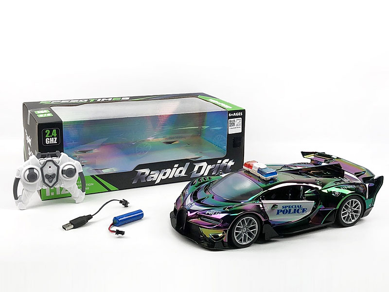 2.4G 1:12 R/C Police Car 5Ways W/L_Charge toys