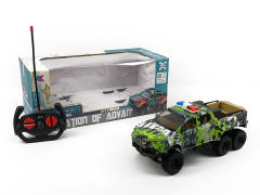 1:16 R/C Police Car 4Way W/L(3C) toys