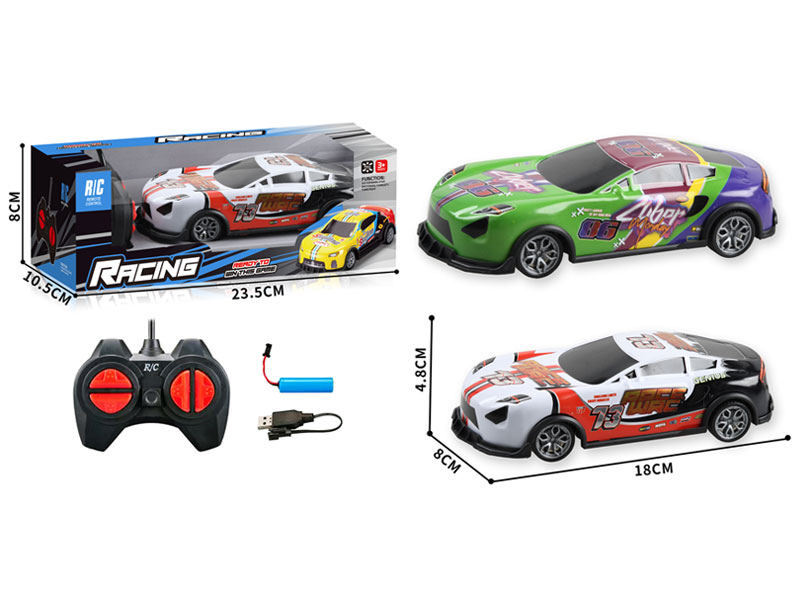 1:24 R/C Car 4Ways W/Charge(2S) toys