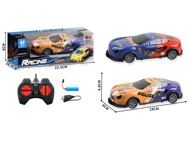 1:24 R/C Car 4Ways W/Charge(2S) toys