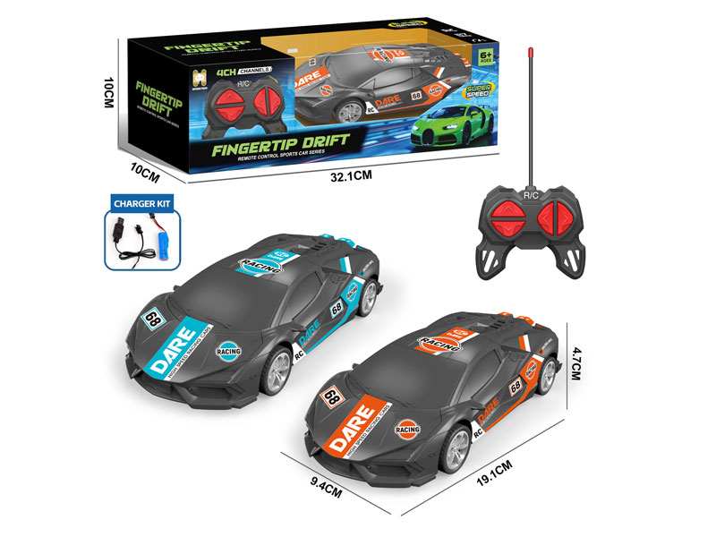 R/C Sports Car 4Ways W/Charge(2C) toys