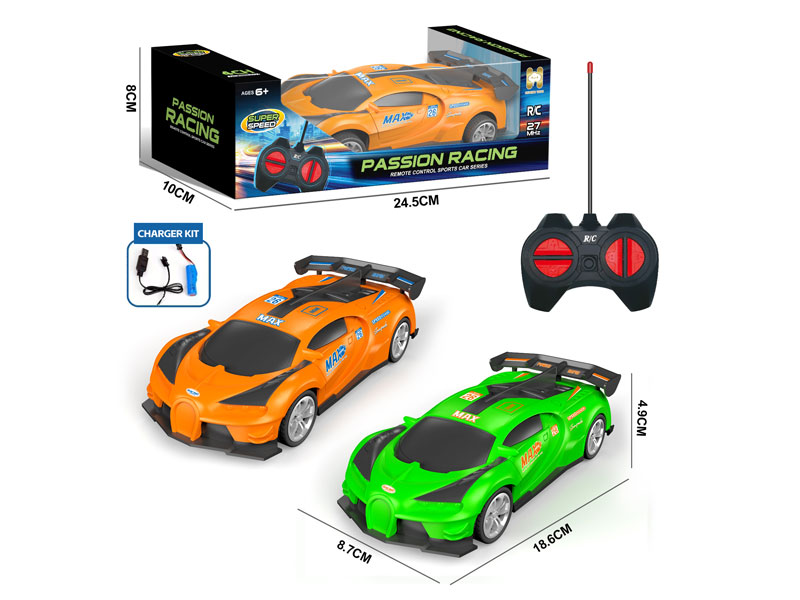 R/C Sports Car 4Ways W/Charge(2C) toys