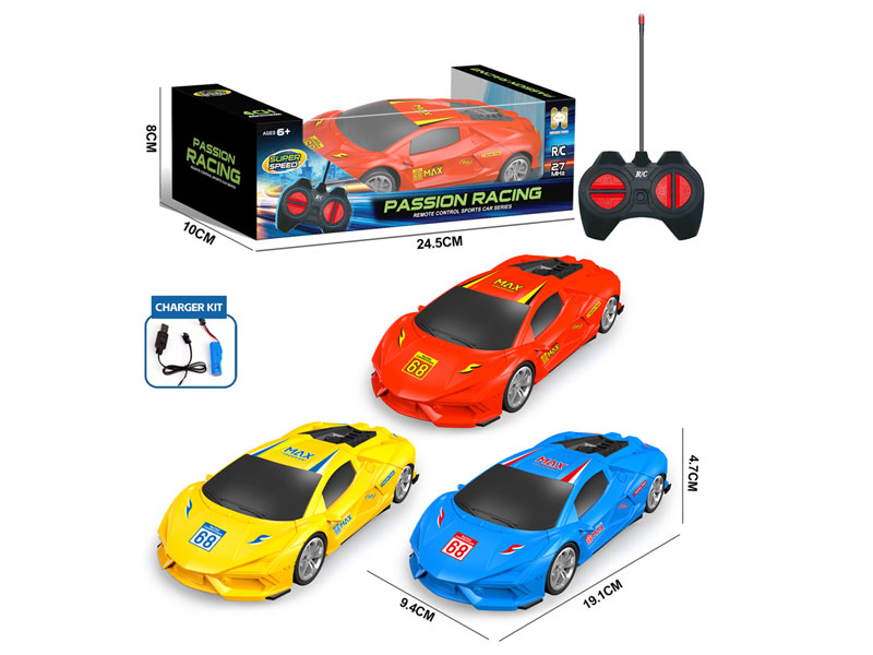 R/C Sports Car 4Ways W/Charge(3C) toys