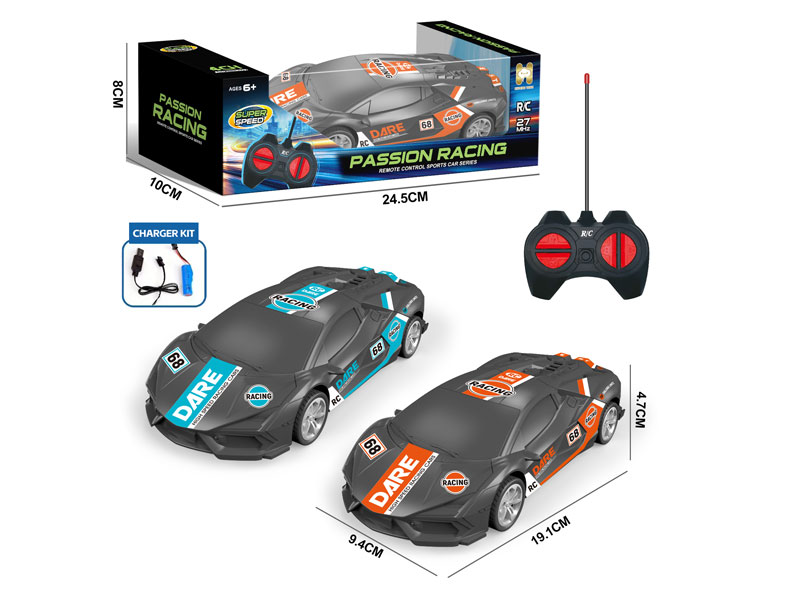 R/C Sports Car 4Ways W/Charge(2C) toys