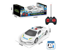 R/C Police Car 4Ways W/Charger toys