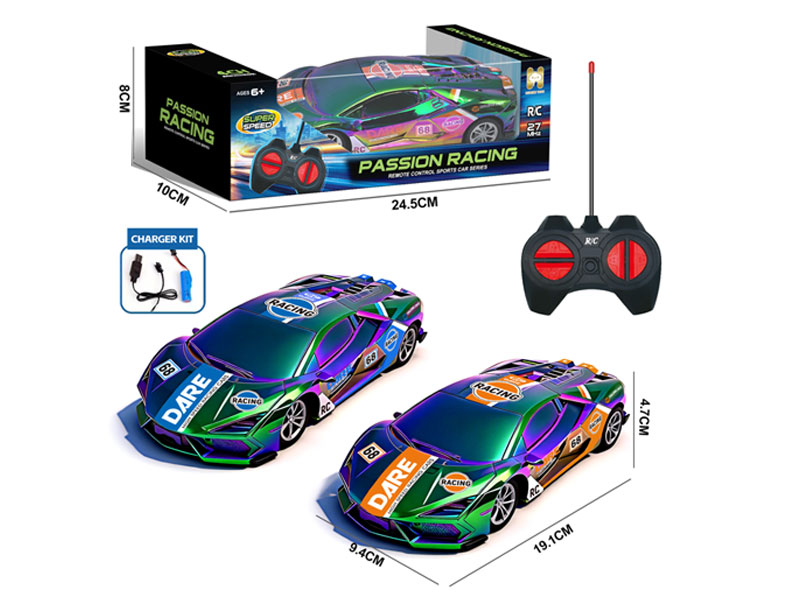 R/C Sports Car 4Ways W/Charge(2C) toys