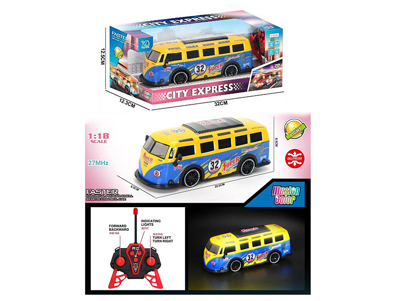 1:18 R/C Racing Car 4Way W/L toys