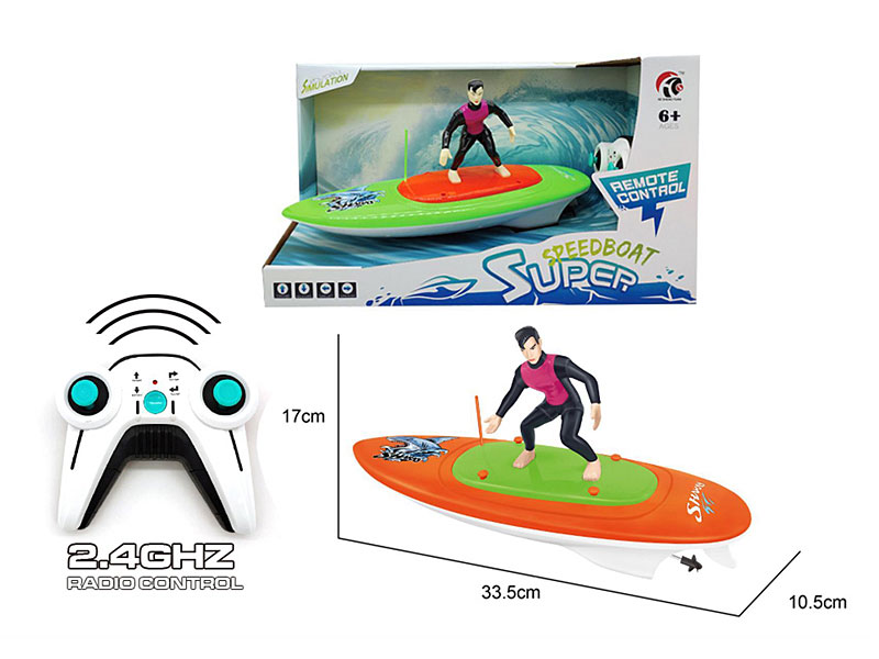 2.4G R/C Sailboat 4Ways W/Charge(2C) toys