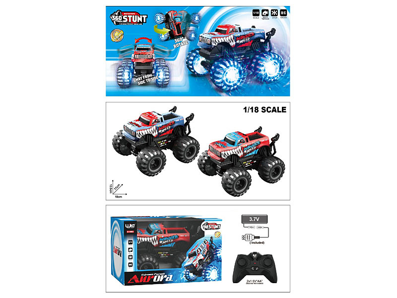 1:18 R/C Stunt Car W/L_M_Charge(2C) toys
