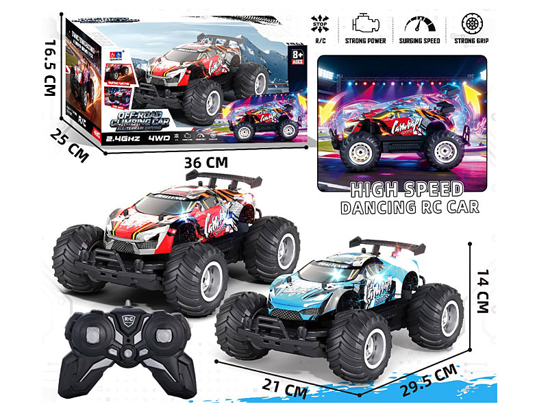 2.4G 1:14 R/C Car 7Ways W/Charger(2C) toys