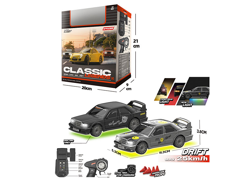 2.4G 1:43 R/C Car W/L_Charger(2C) toys