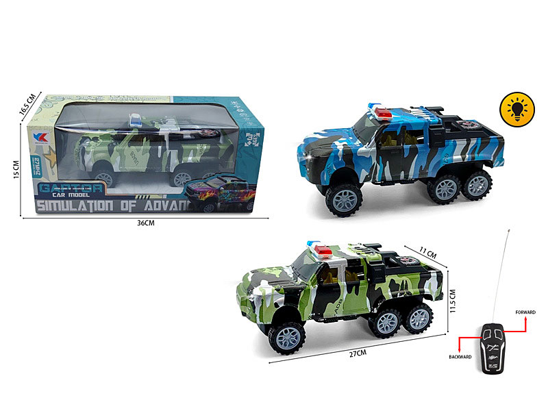 1:16 R/C Cross-country Police Car 2Ways W/L(2C) toys