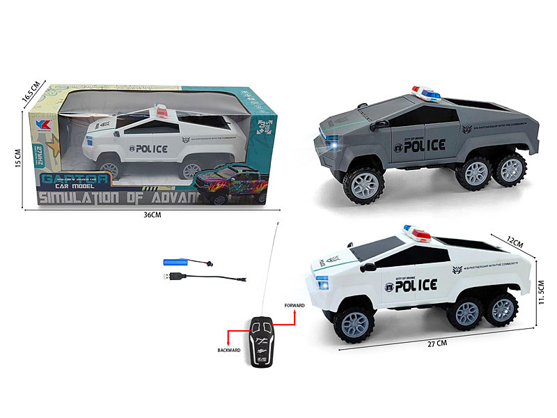 1:16 R/C Police Car 2Ways W/L_Charge(2C) toys