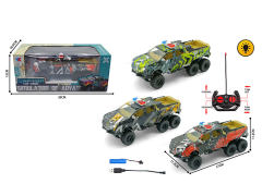 1:16 R/C Cross-country Police Car 4Ways W/L(3C) toys