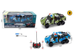 1:16 R/C Cross-country Police Car 4Ways W/L(2C) toys