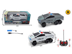 1:16 R/C Police Car 4Way W/L_Charge(2C) toys