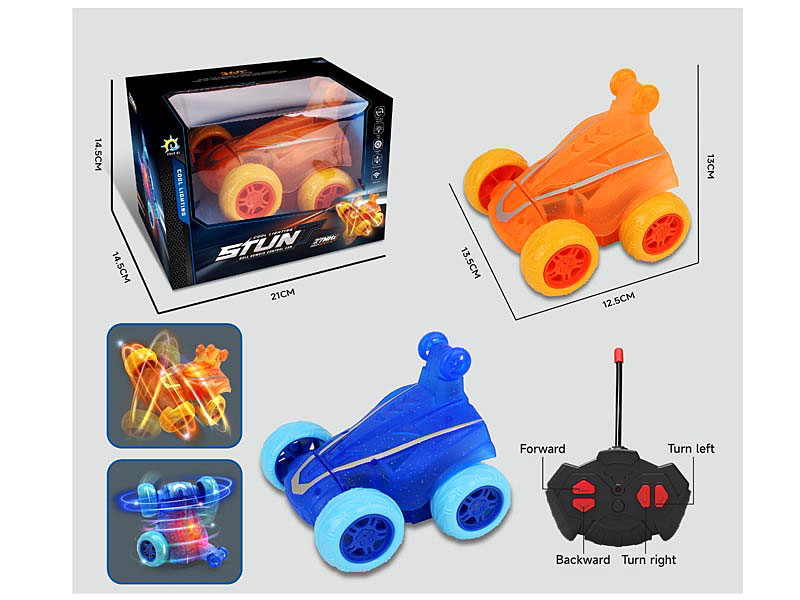 R/C Stunt Tip Lorry 4Ways W/L(2C) toys