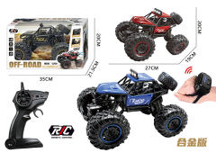 2.4G Die Cast 4Wd Climbing Car 4Ways R/C W/L(3C) toys