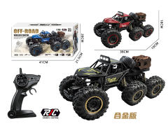 2.4G Die Cast 6Wd Climbing Car 4Ways R/C W/L(3C) toys