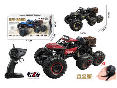 2.4G Die Cast 6Wd Climbing Car 4Ways R/C W/L(3C) toys