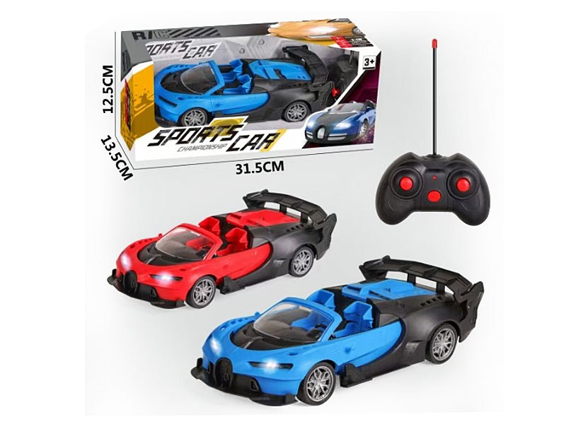 1:18 R/C Sports Car 4Ways W/L(2C) toys