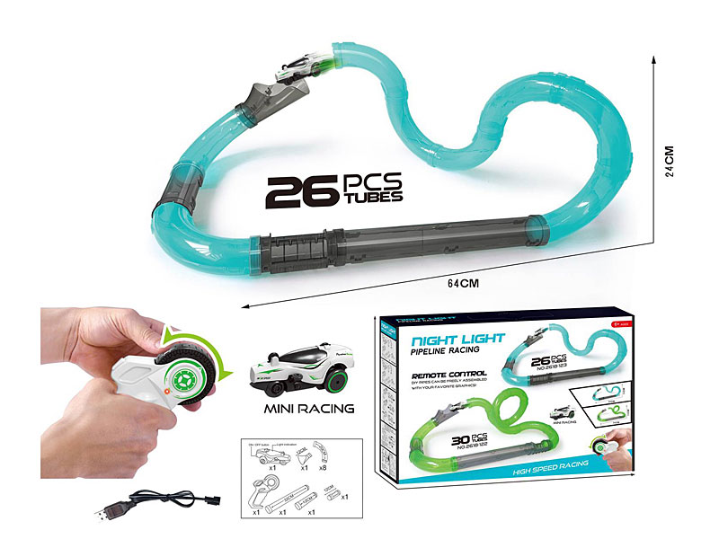 R/C Night Light Pipeline Racing toys