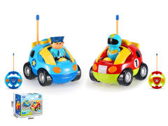 R/C 2-Channel Police/Racing Car W/L_M(2in1) toys
