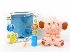 B/O Bubbles Elephant W/L_M(3C) toys